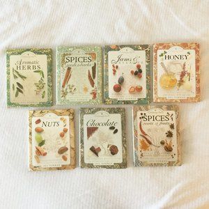 Vintage Cookbook Bundle Spices Nuts Honey Herbs